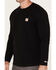 Image #3 - Carhartt Men's Force Relaxed Fit Midweight Long Sleeve Pocket T-Shir, Black, hi-res