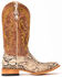 Cody James Men's Python Western Boots - Broad Square Toe, Brown, hi-res