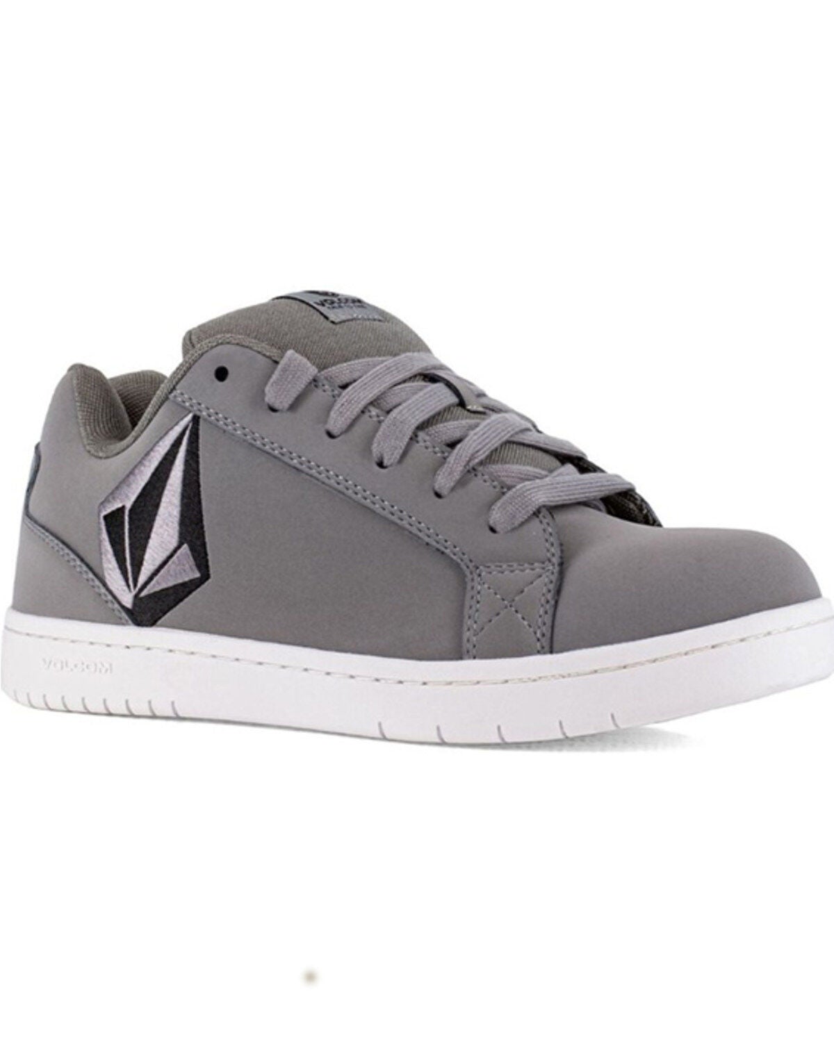 Volcom Men's Skate Inspired Work Shoes - Composite Toe, Grey, hi-res