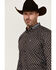 Image #2 - Ariat Men's Team Geo Print Long Sleeve Button-Down Western Shirt, Brown, hi-res