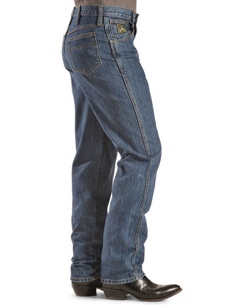 Cinch Men's Green Label Original Fit Stonewash Jeans, Dark Stone, hi-res