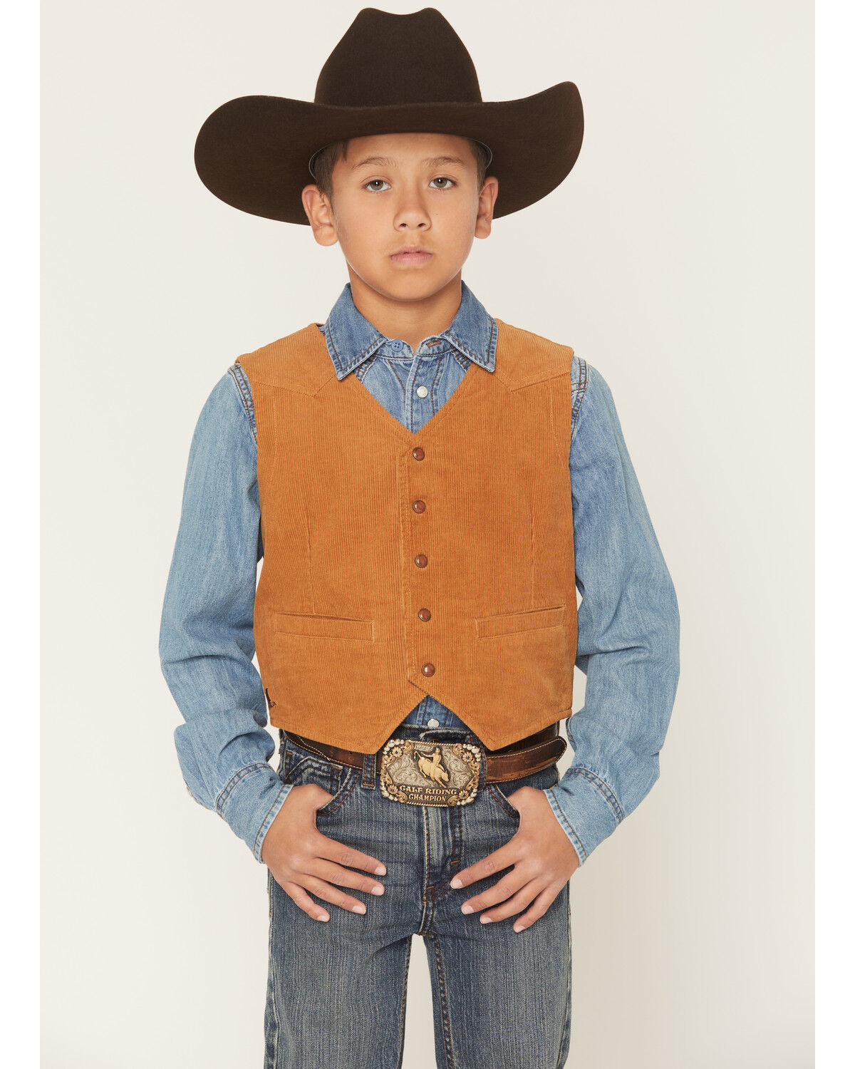 Cody James Boys´ William Corduroy WesternVest teamlce.in