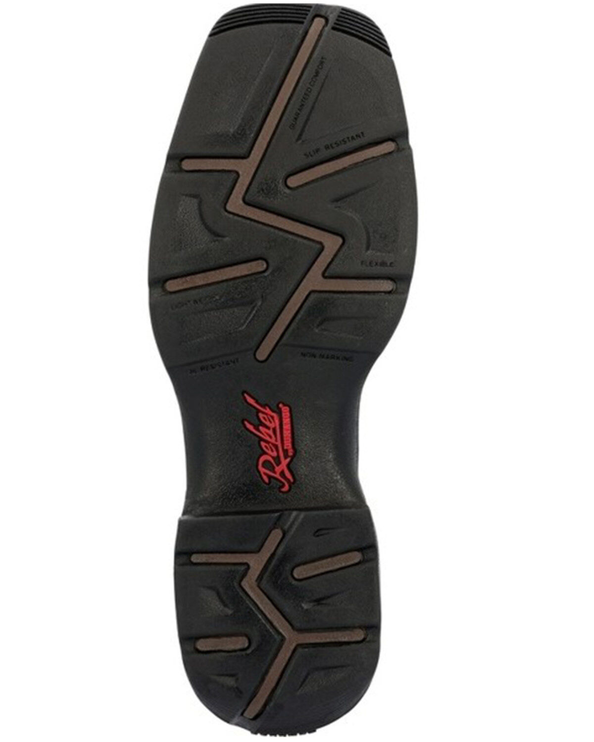 Image #7 - Durango Men's Rebel Performance Western Boots - Square Toe, Blue, hi-res