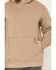 Image #3 - Ariat Men's DR Durastretch Solid Hooded Sweatshirt, Khaki, hi-res