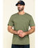 Image #1 - Hawx Men's Olive Solid Pocket Short Sleeve Work T-Shirt, , hi-res