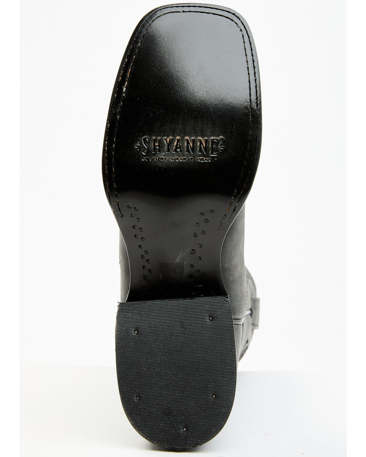 Image #7 - Shyanne Women's Lasy Western Boots - Broad Square Toe, Black, hi-res
