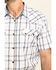 Image #4 - Cody James Men's Neon Glow Plaid Short Sleeve Western Shirt , White, hi-res
