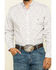 Image #4 - Resistol Men's White Palmetto Floral Print Long Sleeve Western Shirt, White, hi-res