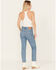 Image #3 - Levi's Women's Medium Wash High Rise Oxnard Athens Pushed 501 Cropped Jeans, Medium Wash, hi-res