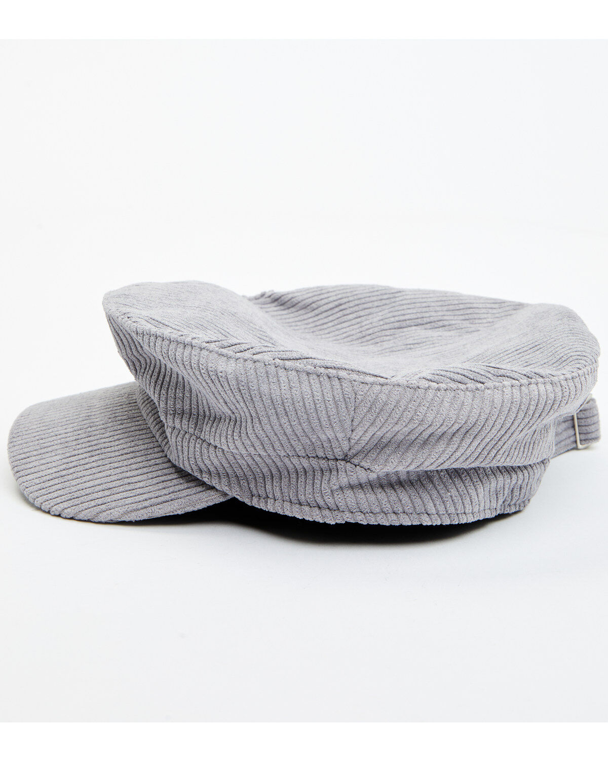 Image #3 - Cleo + Wolf Women's Corduroy Lieutenant's Cap, Grey, hi-res