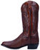 Dan Post Men's Winston Lizard Western Boots - Medium Toe, Brown, hi-res
