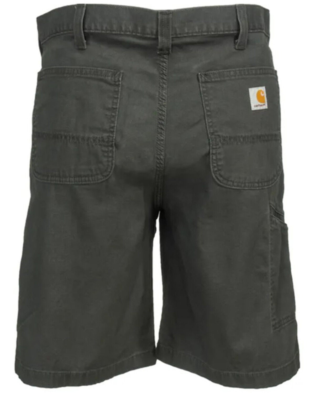 Image #2 - Carhartt Men's Rugged Flex&reg; Relaxed Fit Stretch Canvas Shorts, Grey, hi-res