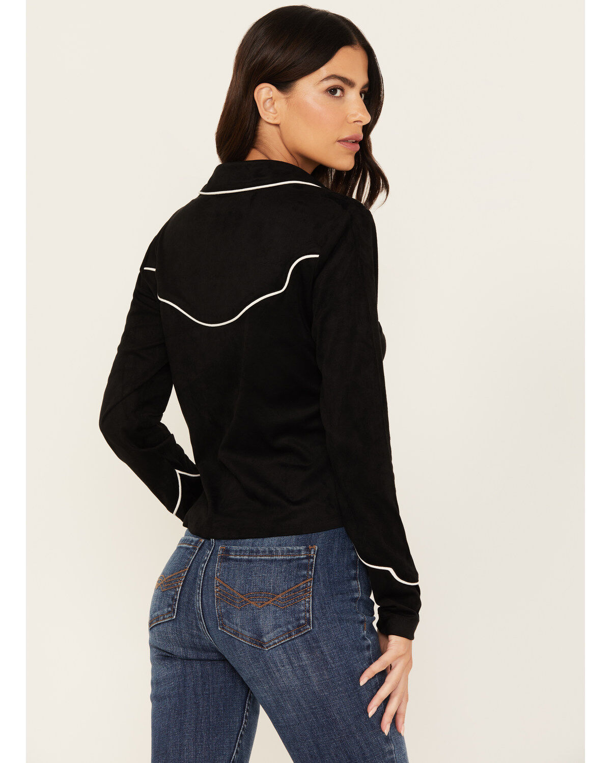 Image #5 - Idyllwind Women's Douglas Embroidered Western Knit Top, , hi-res