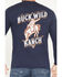 Image #4 - Cowboy Hardware Men's Buck Wild Ranch Long Sleeve Graphic T-Shirt, Navy, hi-res