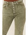 Image #2 - 7 For All Mankind Women's Vintage High Rise Crop Jeans , Olive, hi-res