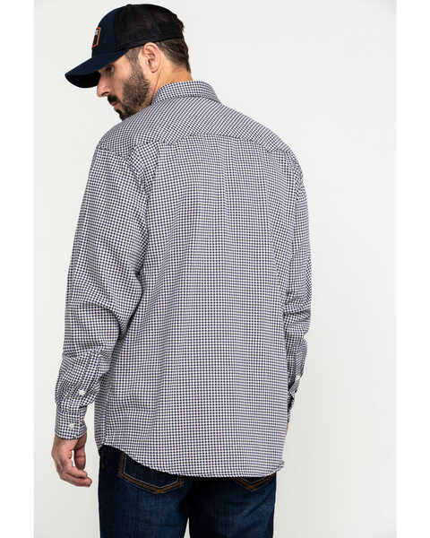 Image #2 - Cinch Men's FR Lightweight Check Print Long Sleeve Pearl Snap Work Shirt , , hi-res