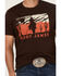 Image #3 - Cody James Men's Sunset Rider Short Sleeve Graphic T-Shirt, Brown, hi-res