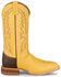 Image #2 - Justin Men's Deerskin Western Boots - Square Toe, Yellow, hi-res