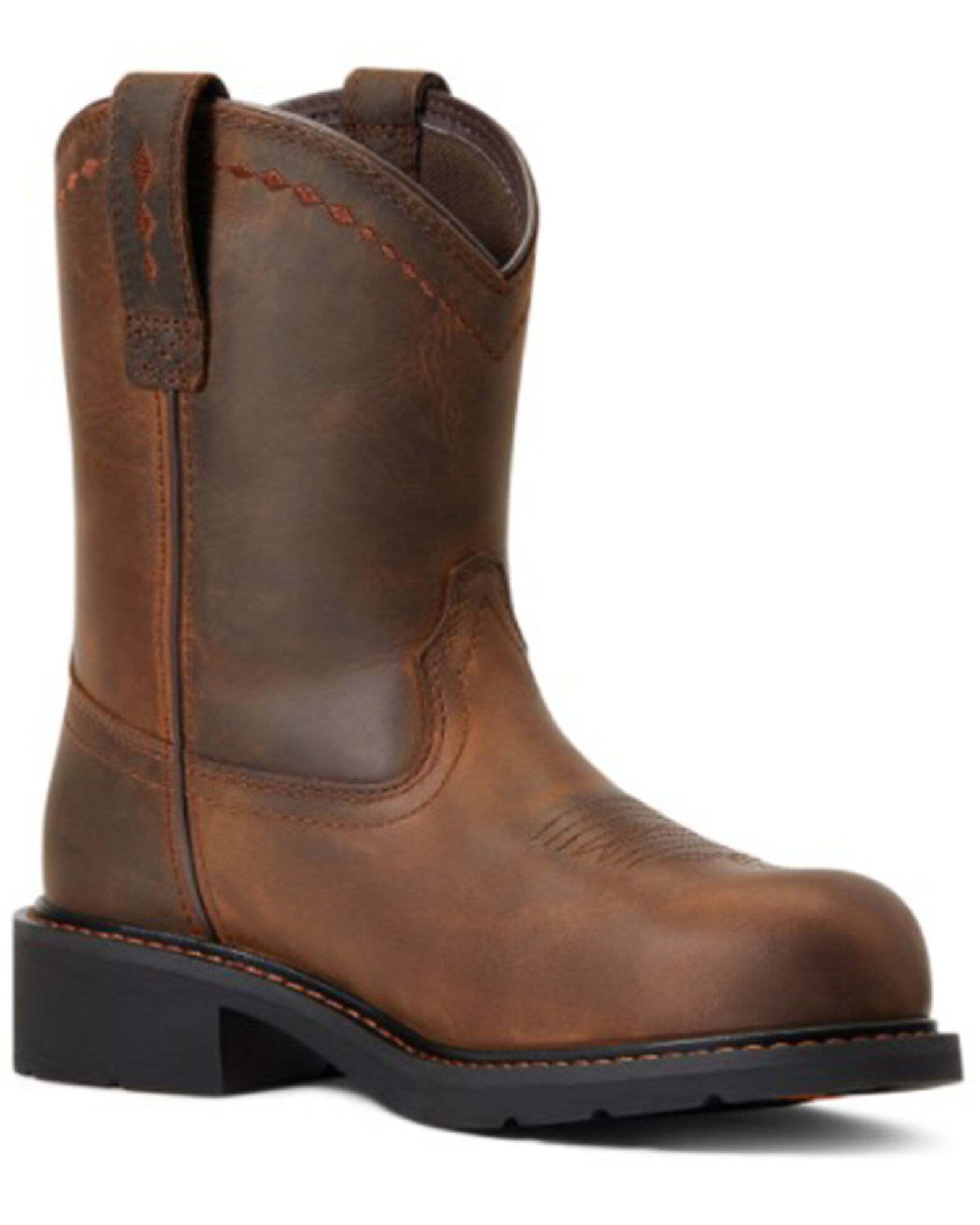 Work boots pull best sale on