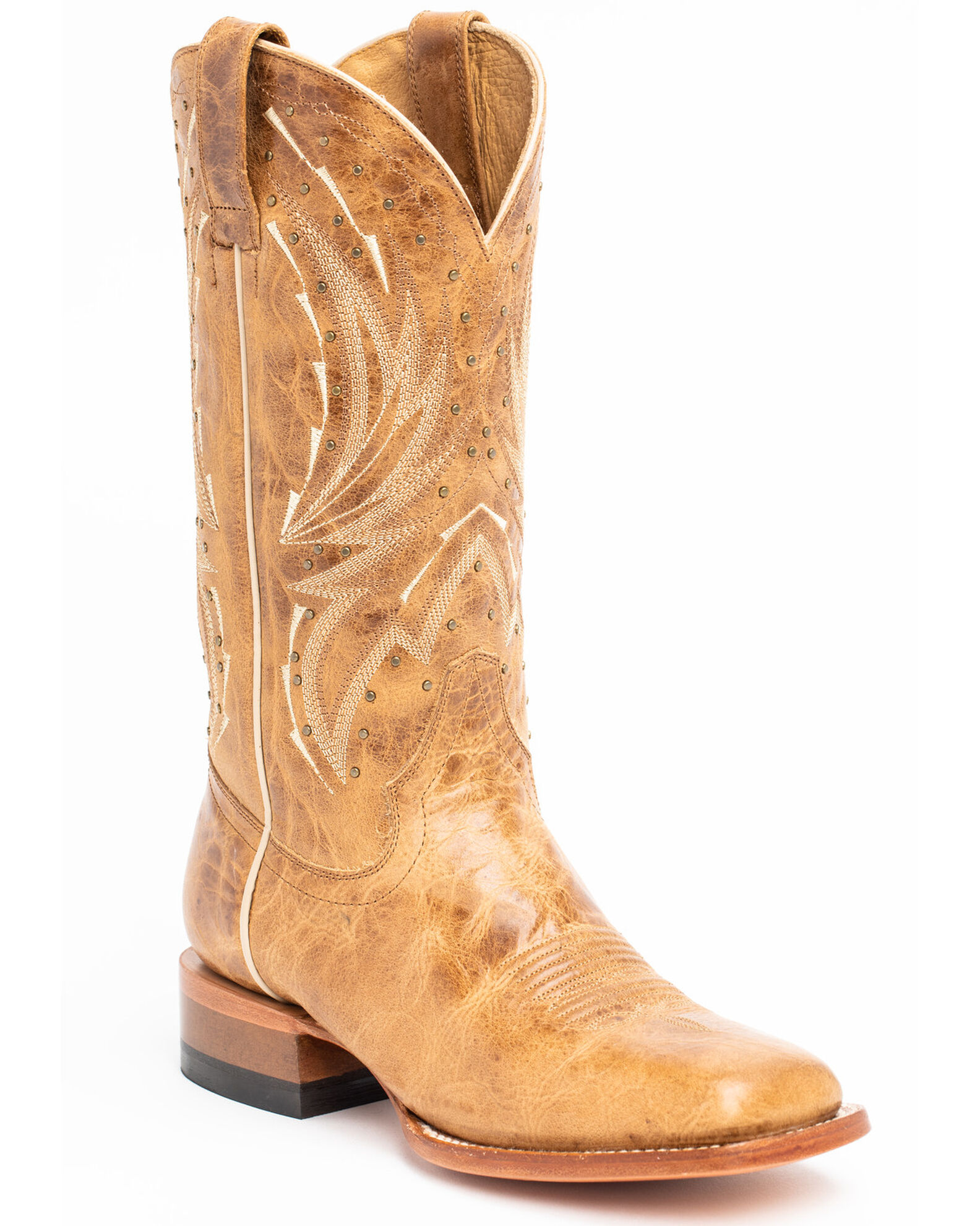 Product Name Shyanne Women s Hybrid Leather TPU Imogen Western Performance Boots Broad Square Toe