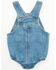 Image #3 - Wrangler Infant Boys' Boot Barn Exclusive Denim Overall Onesie, Blue, hi-res