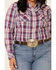Image #3 - Ariat Women's Imperial Violet Stripe Incredible Long Sleeve Shirt - Plus, , hi-res