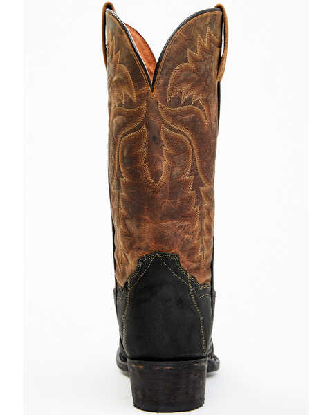 Dan Post Men's Winston Exotic Teju Lizard Western Boots - Medium Toe, Black, hi-res