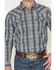 Image #3 - Cody James Men's Wild Creek Plaid Print Long Sleeve Snap Western Shirt, Blue, hi-res