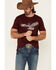 Image #1 - Cody James Men's Land Free Eagle Graphic Short Sleeve T-Shirt , , hi-res