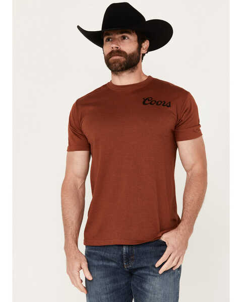 Changes Men's Coors Logo Short Sleeve Graphic T-Shirt, Russett, hi-res