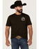 Image #2 - Cowboy Hardware Men's Neon Built Cowboy Tough Short Sleeve Graphic T-Shirt, , hi-res