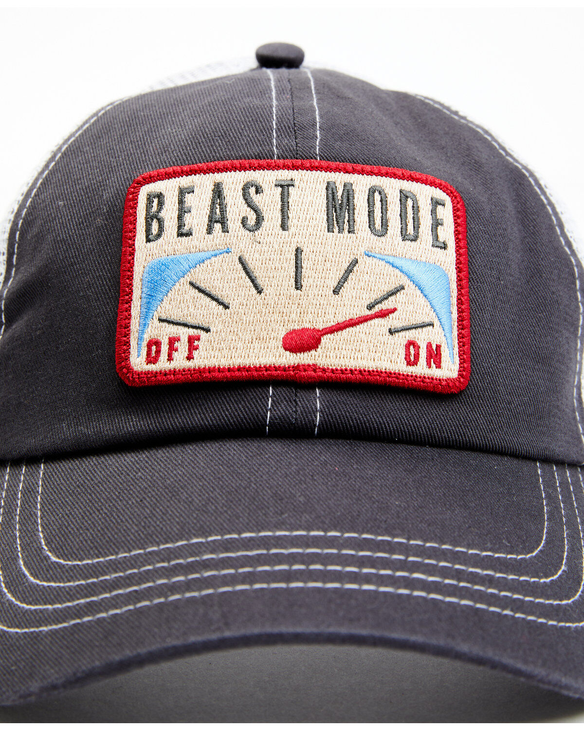 Image #2 - Idyllwind Women's Beast Mode Mesh-Back Ball Cap, Grey, hi-res