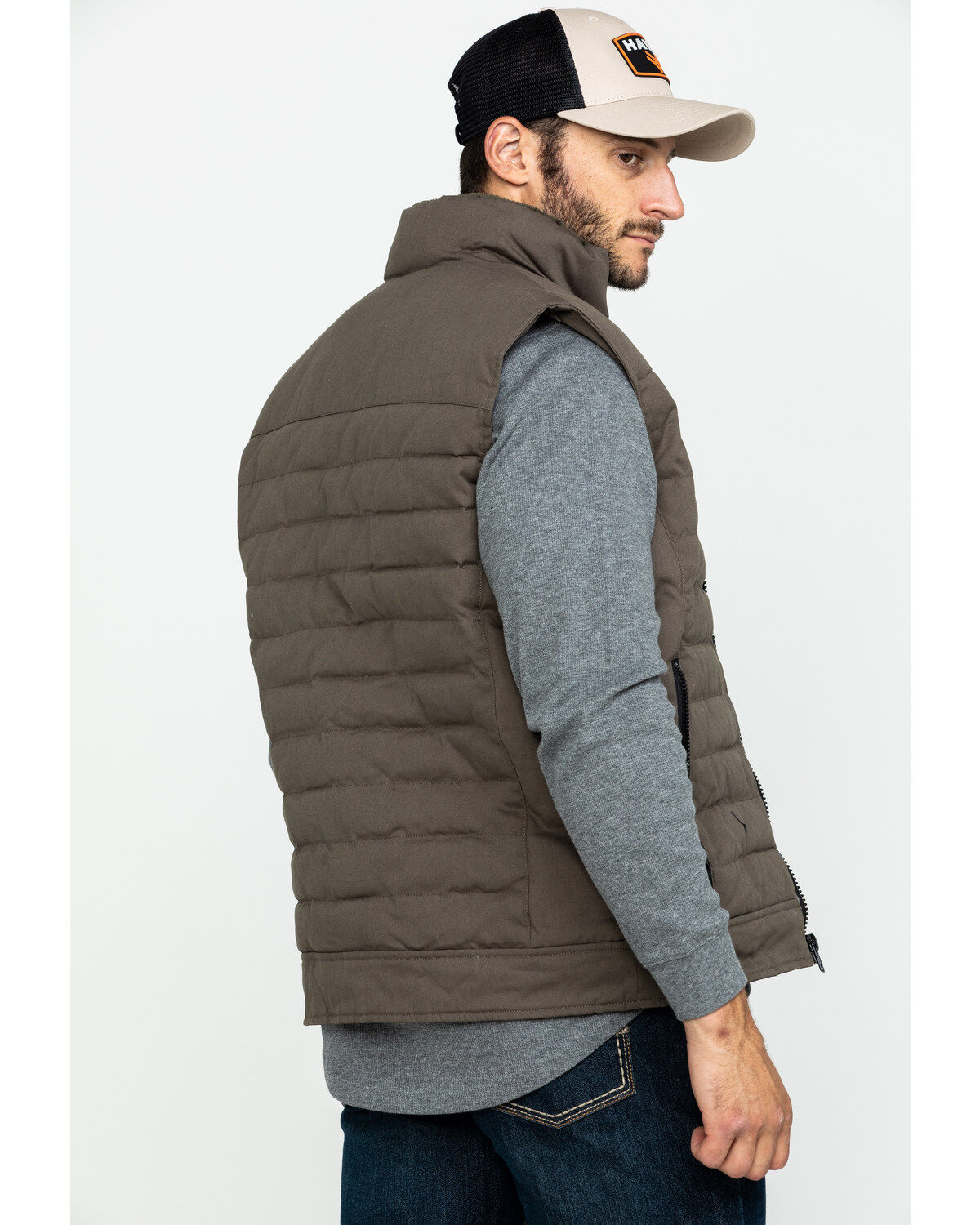 Resistol Men's Will Canvas Zip-Up Vest