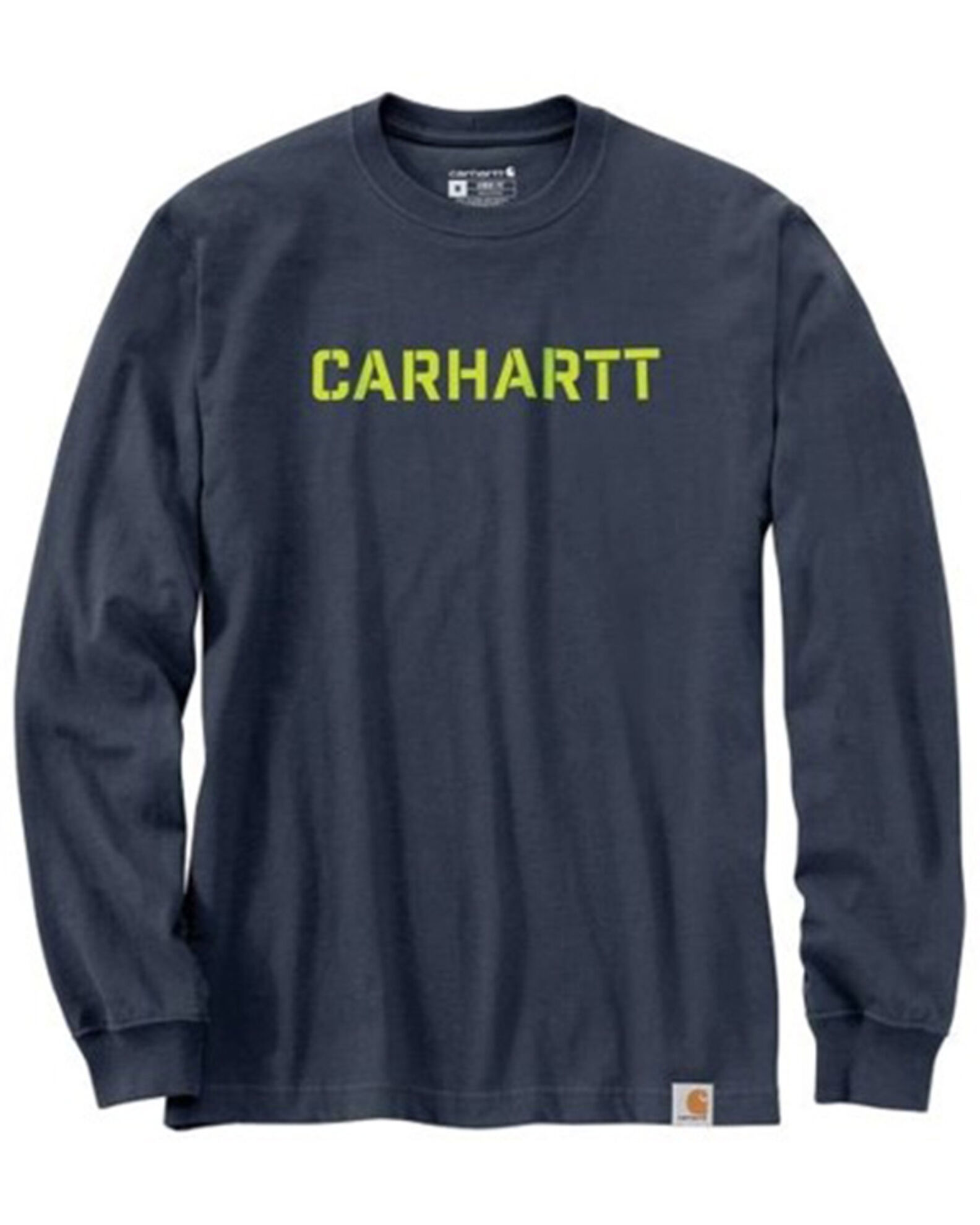 Carhartt Men's Loose Fit Heavyweight Long Sleeve Logo Work T-Shirt