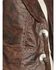Image #2 - Kobler Floral Tooled Leather Vest, Brown, hi-res