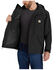 Image #3 - Carhartt Men's Shoreline Storn Defender Loose Heavyweight Zip-Front Work Jacket - Tall, Black, hi-res