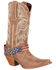 Image #1 - Durango Women's American Flag Buckle Western Boots, Brown, hi-res