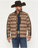 Image #1 - Cody James Men's Calhoun Southwestern Print Textured Softshell Jacket, Brown, hi-res