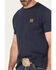 Cinch Men's Logo Short Sleeve Graphic T-Shirt, Heather Blue, hi-res