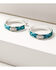 Image #2 - Lainey Wilson Women's Beaded Hoop Earrings, Silver, hi-res