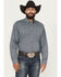 Image #1 - Cinch Men's Floral Geo Print Long Sleeve Button-Down Stretch Western Shirt, Purple, hi-res