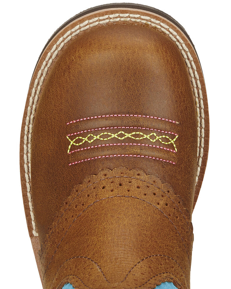 Ariat Fatbaby Girls Blue Cowgirl Boots Round Toe Boot Barn