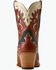 Image #3 - Ariat Women's Juanita Western Booties - Snip Toe, Red, hi-res