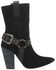 Dingo Women's Dancing Queen Harness Fashion Booties - Pointed Toe, Black, hi-res
