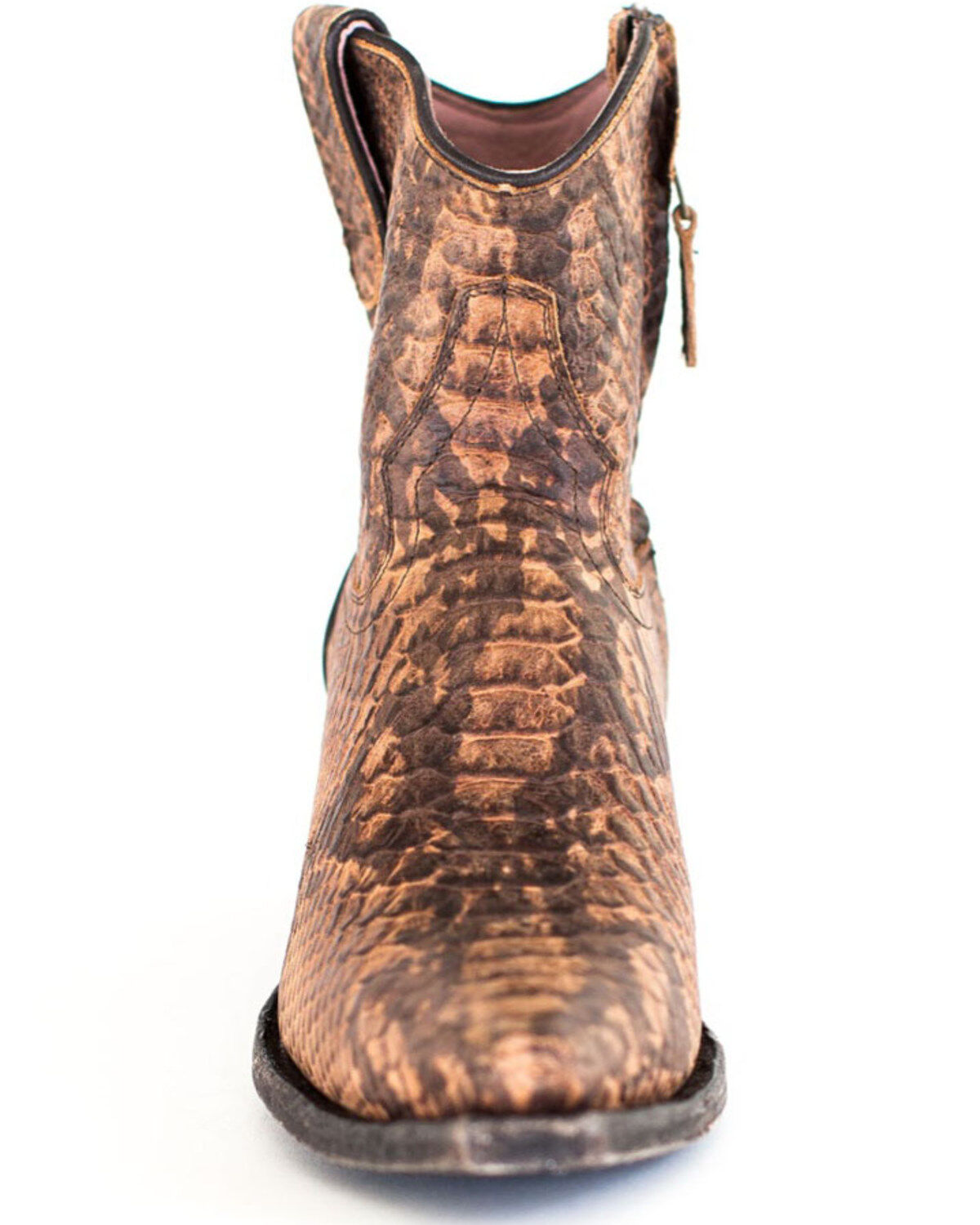 Image #5 - Miss Macie Women's Annie Fashion Boots - Snip Toe, Brown, hi-res