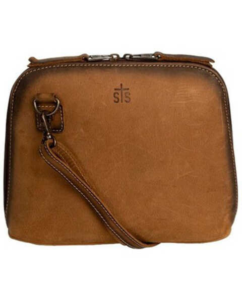 STS Ranchwear by Carroll Women's Baroness Weezy Crossbody , Brown, hi-res