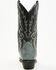 Image #5 - Laredo Men's Lizard Print Wingtip Western Boots - Round Toe, Grey, hi-res