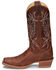 Image #3 - Justin Women's Vickory Performance Leather Western Boots - Square Toe, Tan, hi-res