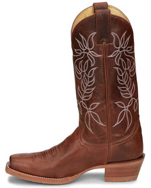 Image #3 - Justin Women's Vickory Performance Leather Western Boots - Square Toe , Tan, hi-res
