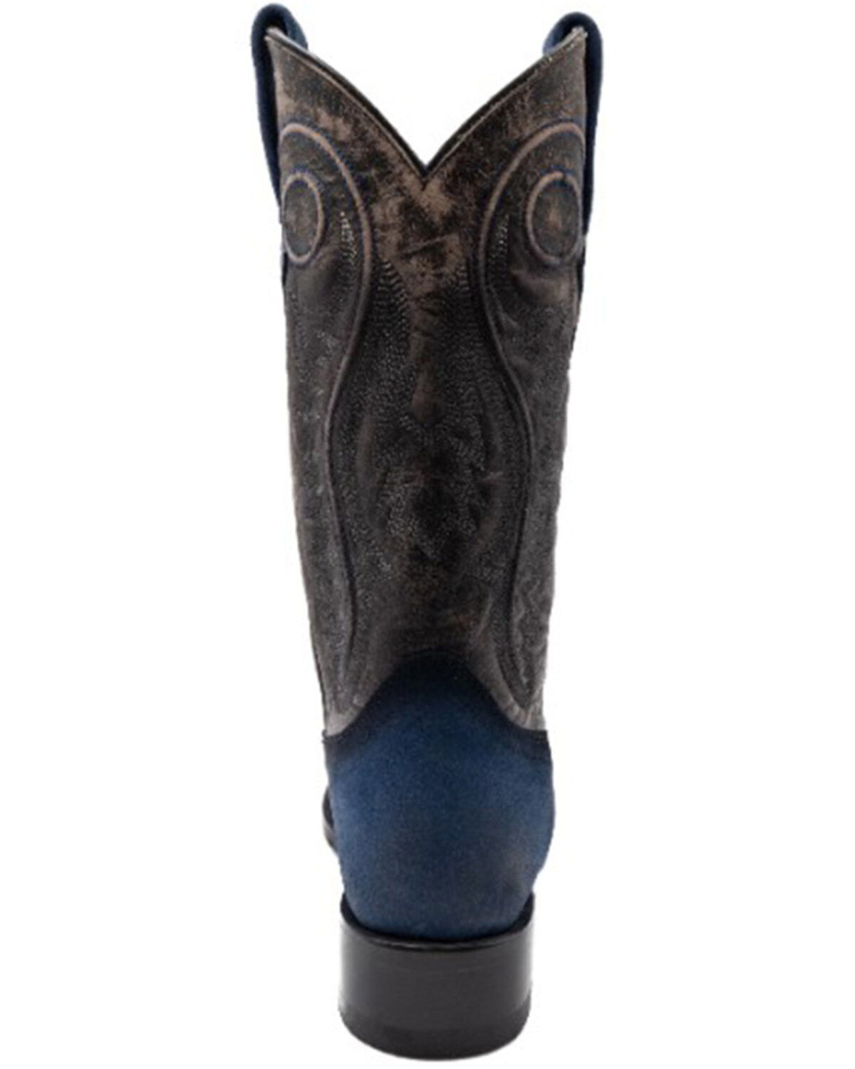 Image #5 - Ferrini Men's Roughrider Western Boots - Square Toe, Black, hi-res